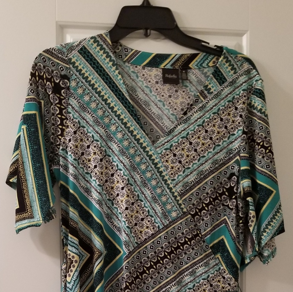 Rafaella printed wrap dress